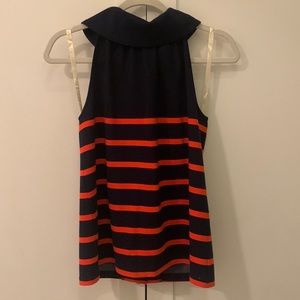 Sail to Sable Perfectly Patriotic Cowl Neck Top